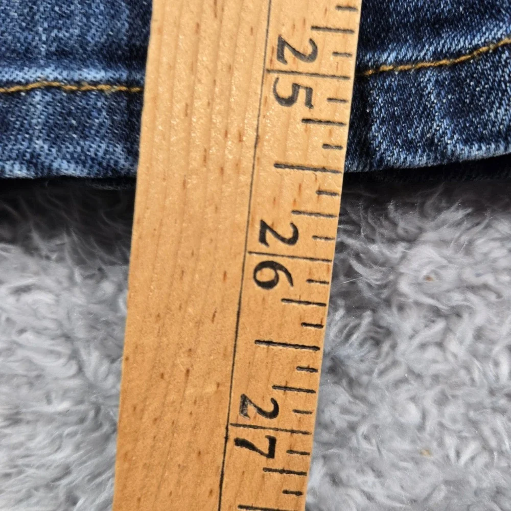 Talbots Simply Flattering 5-Pocket Jeans Womens 4P Dark Wash Straight Leg Denim